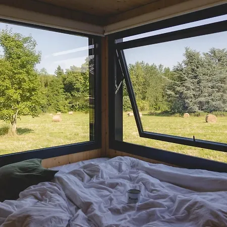 Parcel Tiny House I Richecourt Vue Prairie Сasa de vacaciones