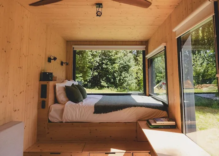 Parcel Tiny House I Richecourt Vue Prairie Ferienhaus Mesbrecourt-Richecourt