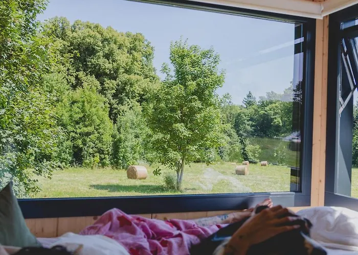 Parcel Tiny House I Richecourt Vue Prairie Ferienhaus